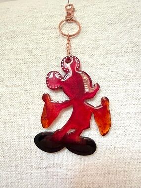 Mickey Mouse–Inspired Keychain / Bag Charm